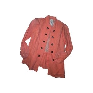 Brand New With Tags "VANITY"Women's Double-Breasted Coral Jacket